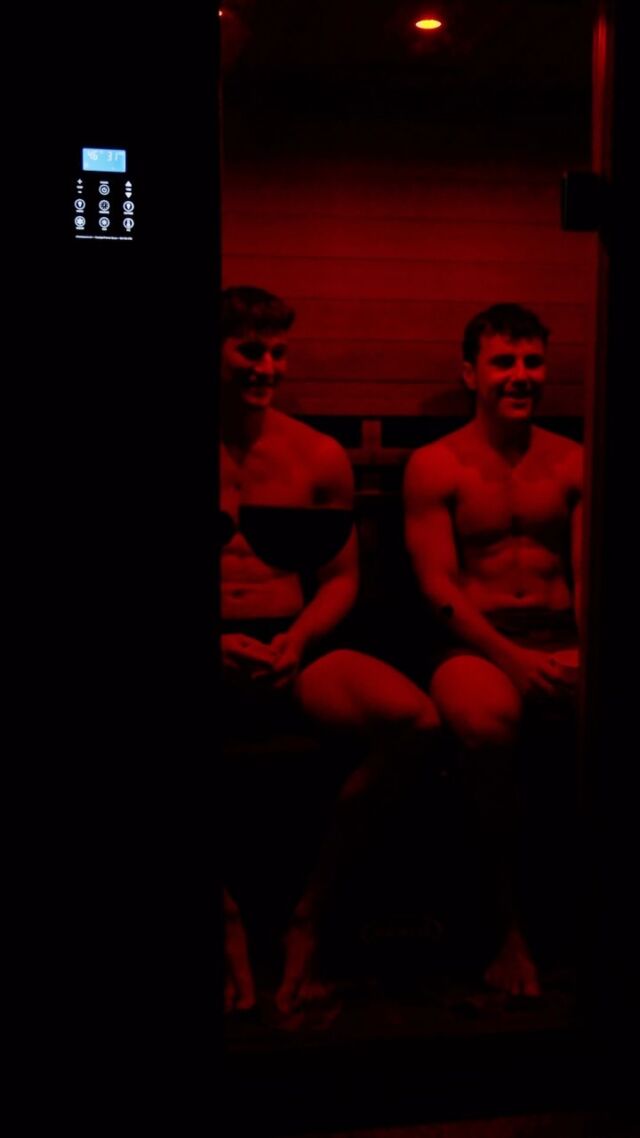 Our infrared saunas allow you to sweat, detox or relax. 
Or you can do all of the above. 

You can book your private infrared sauna via our app from 6am - 8.30pm during the week and 8am til 3.30pm on the weekends.