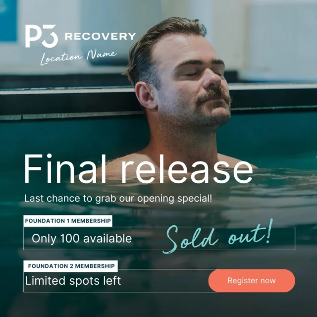 Be quick! LIMITED SPOTS LEFT! 🔥🧊🔒 we are so close to selling out of our Foundation Memberships! It’s opening month and we are almost ready to open our doors to our brand new centre! Be the first to experience it as a Foundation Membership 👉 link in bio!