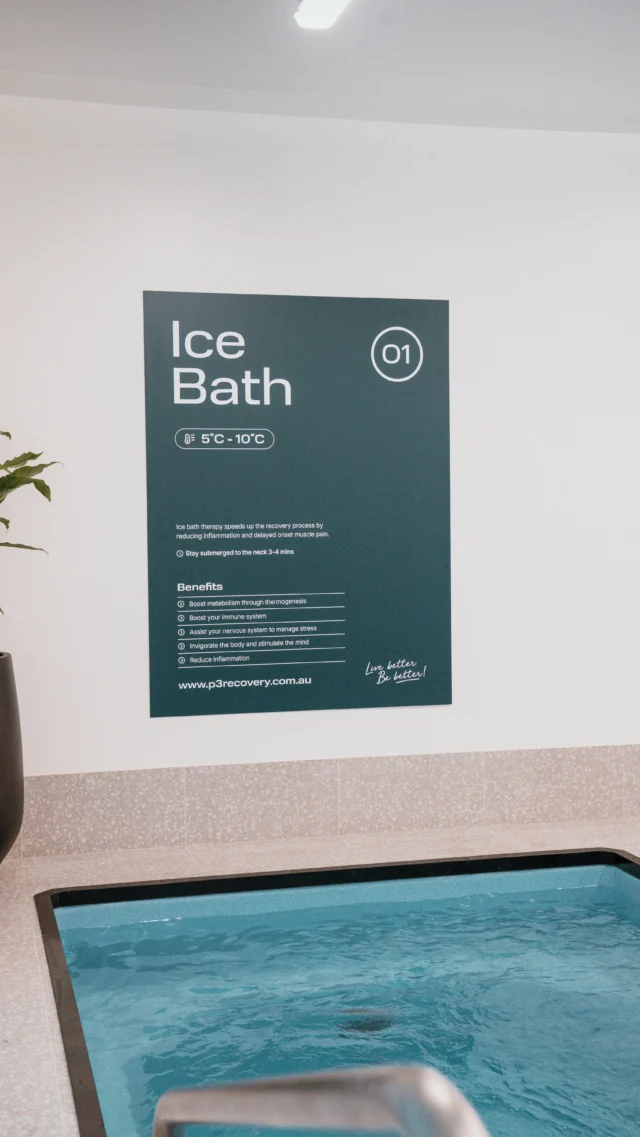 That ice-bath feeling… Start the new year feeling your best at P3 Stafford. 👏🏽

Rejuvenate your mind and body with our range of evidence-based therapies. 

Book via the P3 Recovery App and get ready to live better.