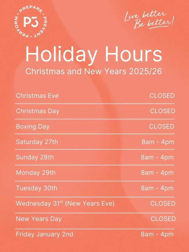 Holiday Hours! 🧑‍🎄 ☀️