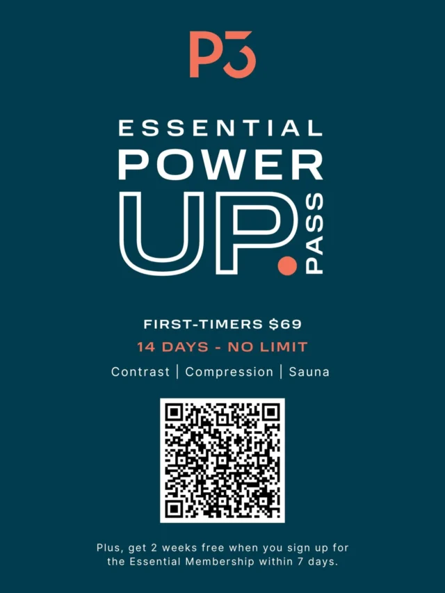 Kickstart the new year with more energy, faster recovery, and stronger habits 💥
Our Essential Power-Up Pass is your reset: contrast therapy, compression, and sauna—14 days, no limit.
New year. New routine. New power.