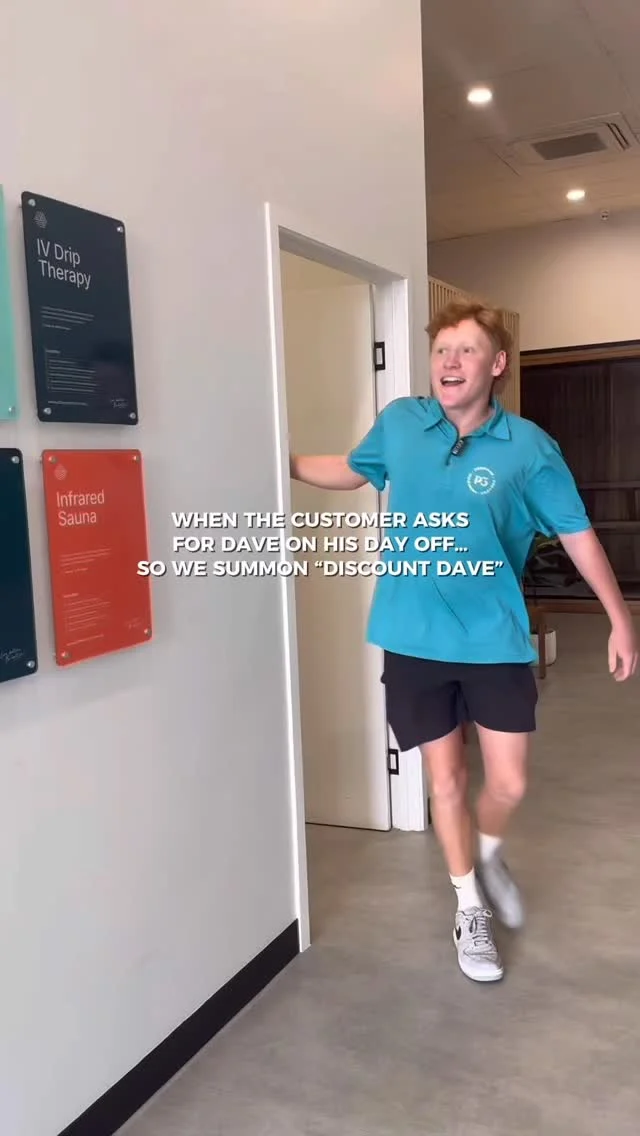 Look for Discount Dave and book your recovery session here at @p3recovery_springwood!