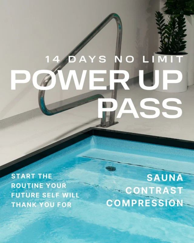 Start choosing how you feel. 

Your future self WILL thank you later🔥

14 days of building better habits - 
Unlimited Compression, Saunas & Contrast Therapy. 

All for $69. 

#recovery #wellness #p3 #newyear