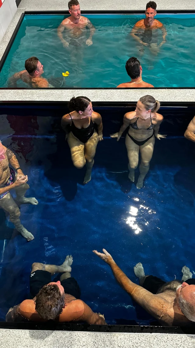 A real life community that is taking care of their mind and body. 

Cold dips, hot chats, real laughs.

Show up, switch off, reset together.