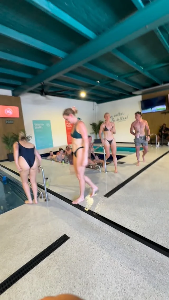 Friday contrast therapy - moving between hot and cold with friends. We love to see it. 😍