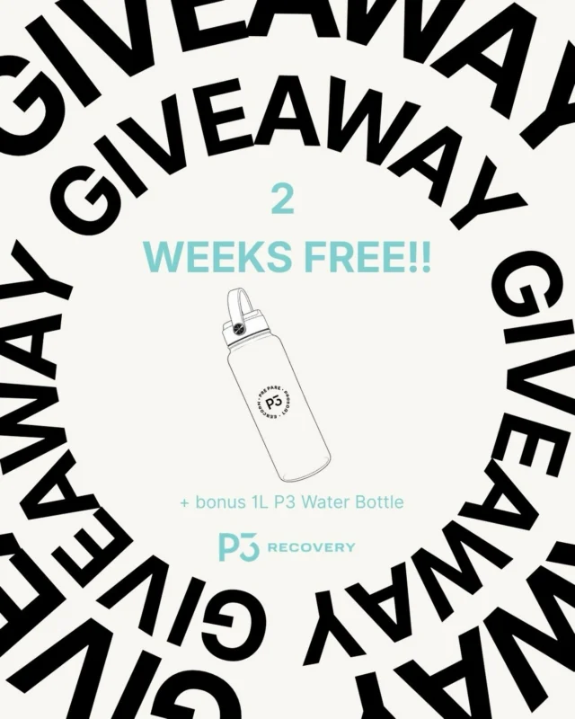 GIVEAWAY time!!

Win 2 weeks free and a P3 drink bottle at P3 Port Melbourne 

All you have to do is: 
- Tag a friend in the comments
- Share to your story 

Good luck and happy tagging!! Winner drawn on the 27th February 🖤