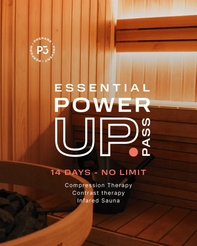 ⚡️ The Essential Power-Up Pass ⚡️

7 DAYS LEFT! 

Want to upgrade your recovery without locking into anything? This is the easiest way to start.

For the next 7 days only it’s just $49, you get:  ✔️ UNLIMITED contrast therapy  ✔️ UNLIMITED compression  ✔️ UNLIMITED sauna  ✔️ 14 days of full access

PLUS — love it and want to continue?

Join our Essential Membership within 7 days of your pass ending and get 2 FREE weeks on us. 🙌

🔗 Tap the link in bio to Power up and book your next session at P3 Recovery Geelong only until the end of Feb!!

#Recovery #InfraredSauna #IceBath #Wellness #p3recovery