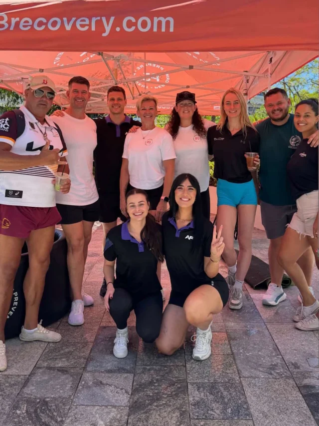 💜🧡 We had such a blast getting out amongst our community this weekend with our partners in wellness @anytimefitnesschermside for their members event. It was great to see our friends at @calis_brew_chermside for some yummy beverages on a gorgeous sunny day! 

Can’t wait for our next visit.