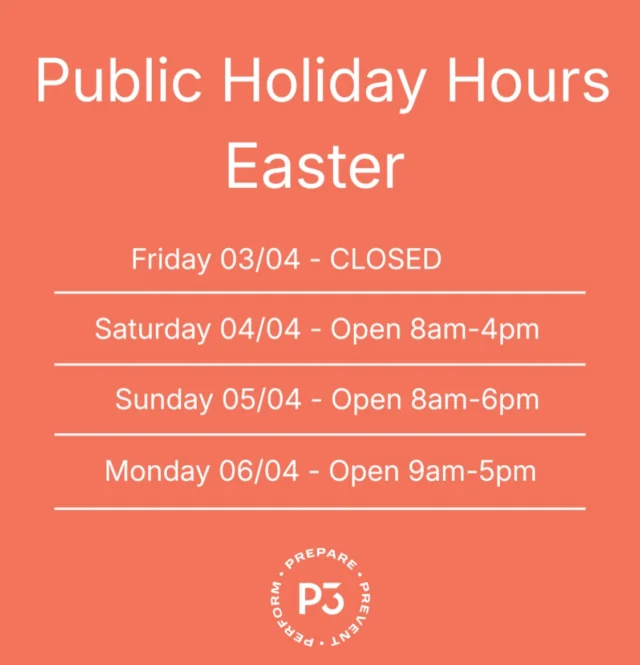 Easter holiday hours 🌸
Looking forward to seeing you all over the long weekend!