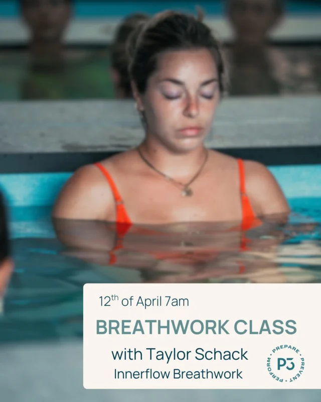 Join us for our next Breathwork Class on April 12th at 7am 🩵Experience the power of your breath to reduce stress, boost energy, and improve mental clarity! 
Breathwork is a simple yet powerful practice that helps calm the nervous system, increase oxygen flow, and leave you feeling grounded, focused, and recharged.
Book your spot now or send us a DM and we’ll lock you in!