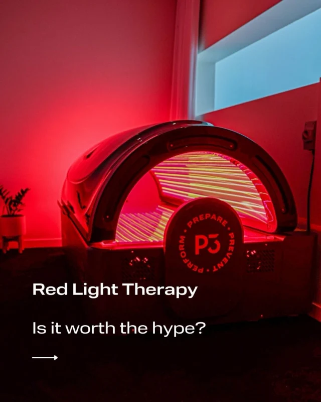Designed to support recovery, vitality and overall wellbeing - all at a cellular level.

Ready to try red light therapy? 

#P3Recovery #RecoveryCentre #TrainRecoverRepeat #RedLightTherapy #InfraredSauna
