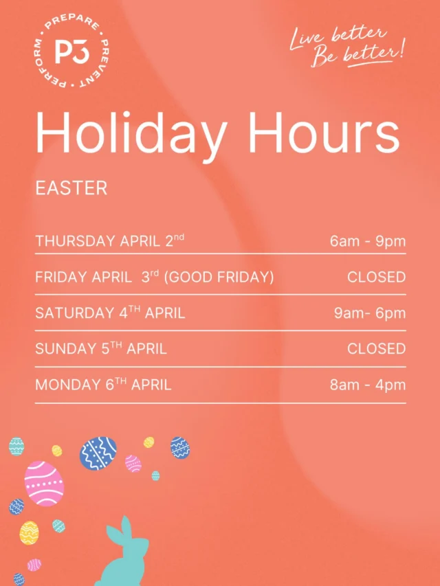 Here are our Easter long weekend trading hours
Happy Easter everyone! 🐰