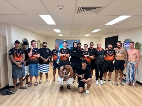 Proud to support the A-Grade team from Southport Tigers in their recovery sessions! @southport_tigers_chronicles 🐯 💪🏼 Building strong athletes on and off the field🙌🏽 #southporttigers #p3recovery #ashmore #footy #recovery