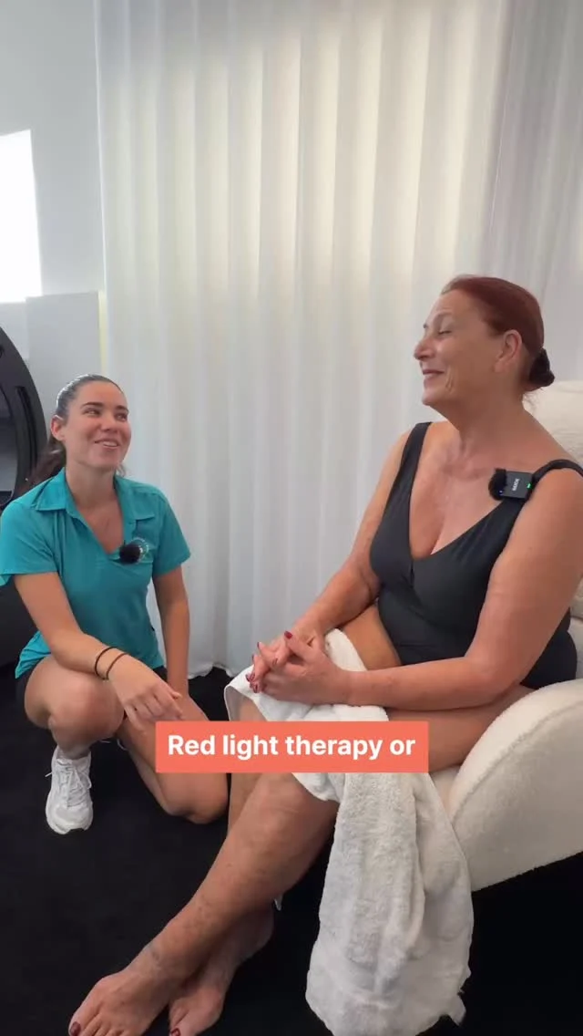 Yep, red light therapy is officially Yiayia approved ✅

#P3Recovery #RecoveryCentre #TrainRecoverRepeat #RedLightTherapy #SydneyRecovery