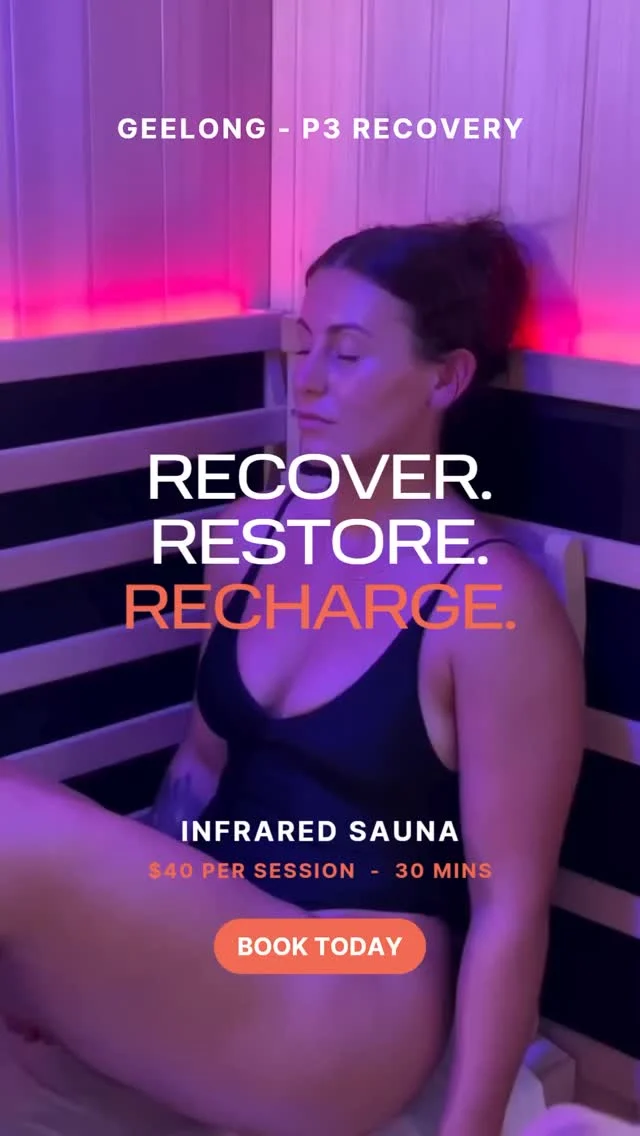 Casual Infrared Sauna Sessions ♨️

Don’t forget to take advantage of our saunas as the days get colder! Unlimited access as part of our essential membership, but we also have casual sessions available!

→ Reduced muscle soreness 
→ Better circulation 
→ Detoxify the skin
→ Deeper sleep 
→ Less stress

30 minutes. $40. No membership needed.

@p3recovery_geelong - Download the P3 App and book your sessions in today 📲♨️

#sauna #geelongsauna #geelongwellness #p3geelong #geelongrecovery