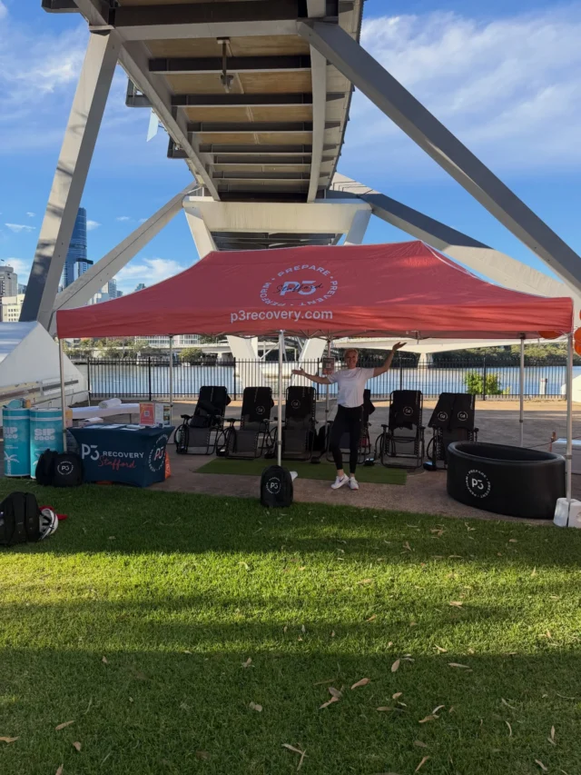 The energy here at the Run the River is unreal already 🔥🏃‍♀️🏃‍♂️

From half marathons all the way through to the incredible 100km ultra runners… we are set up, ready, and so excited to support you all across the weekend. 🧊🧡

Come visit the team at P3 Recovery Stafford for:
	•	Ice baths & recovery support
	•	Hydration & electrolytes thanks to the legends at Sip Coco 🥥
	•	Recovery treatments with the amazing Voltage Movement team this afternoon & tomorrow
	•	Plenty of prizes and giveaways throughout the event 🎉

A huge thank you to our awesome partners at Run the River and everyone making this event so special.

Wishing every runner the absolute best today — whether you’re chasing a PB, tackling your first event, or taking on the massive 100km ultra… we’re cheering you on every step of the way 🧡

@sipcoco_ @runtheriverau @voltagemovement