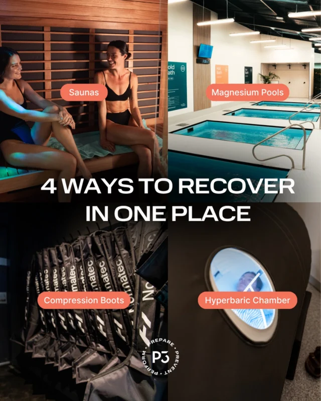Everything you need to recover, perform and feel your best—under one roof.

Small habits. Repeated often. That’s when the real recovery benefits show.

Come and try our: 💧 Magnesium pools 🔥 Infrared saunas 🦵 Compression boots 🫁 Hyperbaric chamber

Start with our intro offer — $69 for 10 days unlimited.

Train hard. Recover smarter.

@p3recovery_geelong

#recovery #geelongrecovery #sauna #icebath #geelongwellness