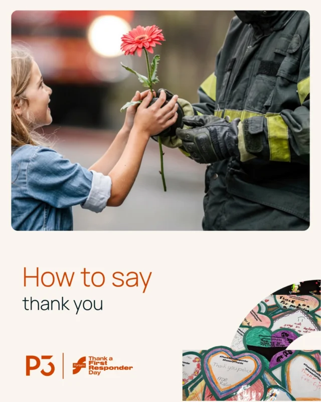 Sometimes the smallest of gestures mean the most 💙 

This Thank A First Responder day, take a moment to thank the people who show up for our communities everyday. Whether it’s a simple “thank you”, a coffee, a kind message, or checking in on their wellbeing - it all matters 🙌 

#thankafirstresponderday #firstresponders #communitysupport #fortemaustralia #p3recovery