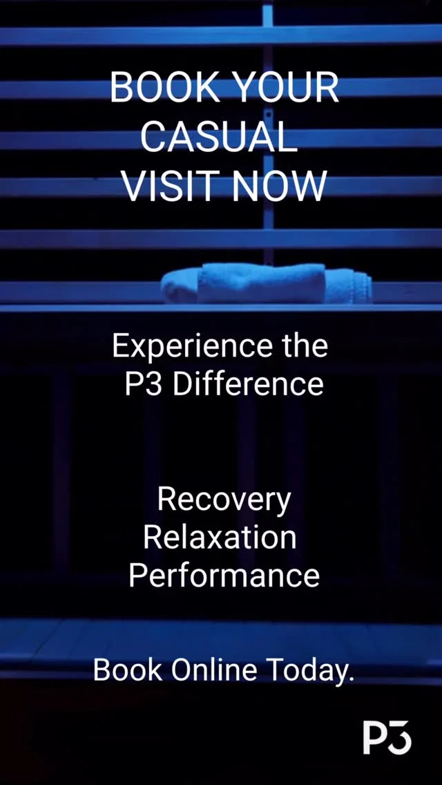 BOOK YOUR CASUAL VISIT TODAY

Want to experience the P3 difference?

Our casual visits are now available, giving you access to the recovery services you need, when you need them.

Whether you’re recovering from training, managing soreness, or simply looking after your body, we’ve got you covered.

All casual visits must booked through the P3 Recovery app before attending.

Download the app, choose your service, book your time, and you’re ready to go.

Recovery made simple.

Book your casual visit today.

#recovery #wellness #health #mindfulness