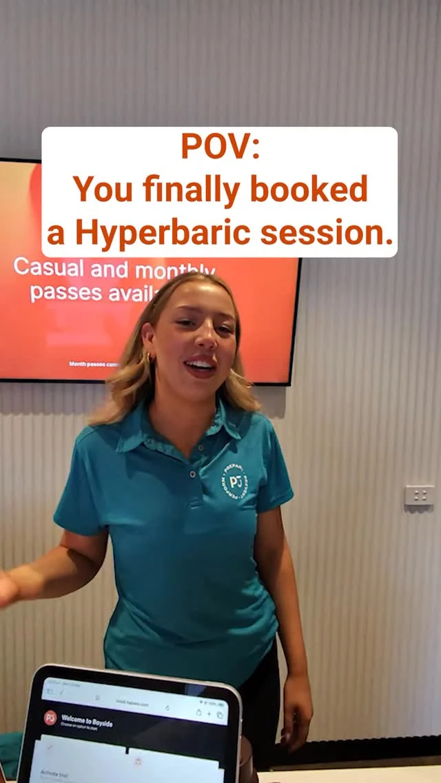 POV: You booked a hyperbaric session at P3 Bayside✨ 

Recover smarter not harder… bookings available on the P3 app.

#hyperbaric #recovery #p3recovery #p3bayside