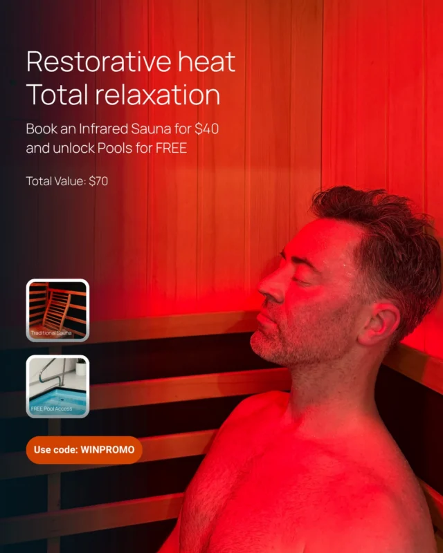 Recovery hits different in winter. 

Book an Infrared Sauna session for $40 and unlock complimentary pool access to complete the experience.
Heat. Cold. Reset.

Use code WINPROMO when booking.

#ContrastTherapy #Recovery #PortMelbourne #P3Recovery #WinterRecovery