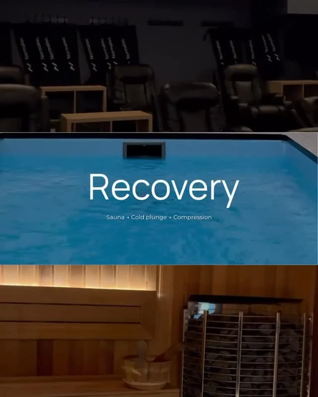 Your recovery, simplified!
Our Essential Membership gives you access to the perfect recovery sequence:
🔥 Infrared or Traditional Sauna 💧 Mineral Pools 🦵 Compression Boots

Start by raising your core temperature and promoting circulation in the sauna, move into our mineral pools to relax and recover, then finish with compression boots to help reduce muscle soreness and leave feeling refreshed!