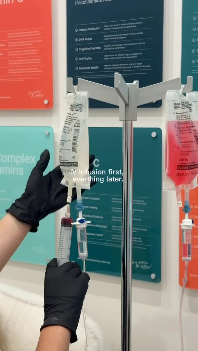 Book in this Wednesday with our RN, Bre! She is here 8am - 12pm so come and have a chat to start your IV Drip Journey! 🤗 

*Consult with a healthcare professional to determine if IV Infusion is suitable for you.*