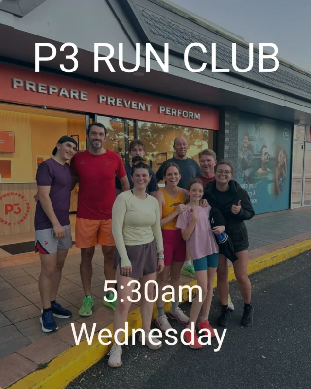 🏃‍♂️ P3 Run Club 🏃‍♀️

Join us every Wednesday at 5:30AM for a community run, then stick around for a post-run recovery session in our magnesium pools. 💦

📍 P3 Recovery Stafford
Bring a mate—we’ll see you there! 💙

#P3RunClub #P3RecoveryStafford #RunRecoverRepeat