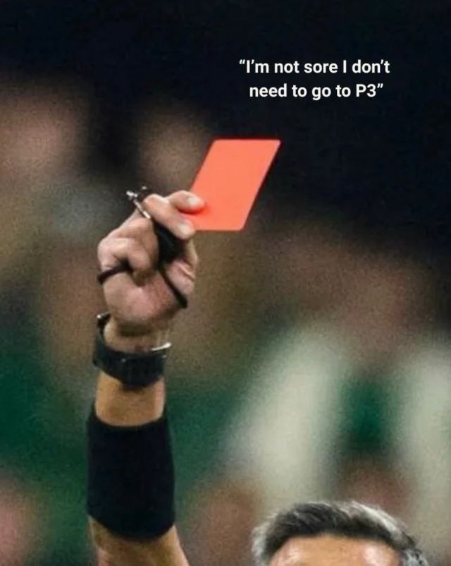 World Cup may be over but there is always an excuse to rip out a red card…♦️