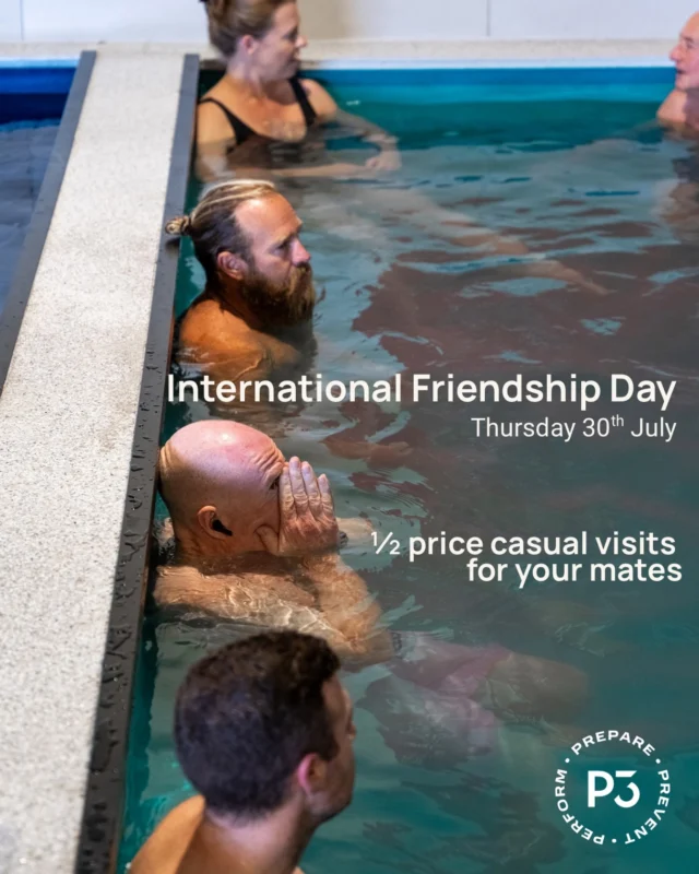 Bring your mates for 1/2 price for International Friendship Day 👯‍♀️

1/2 price on causal visits 🫶
